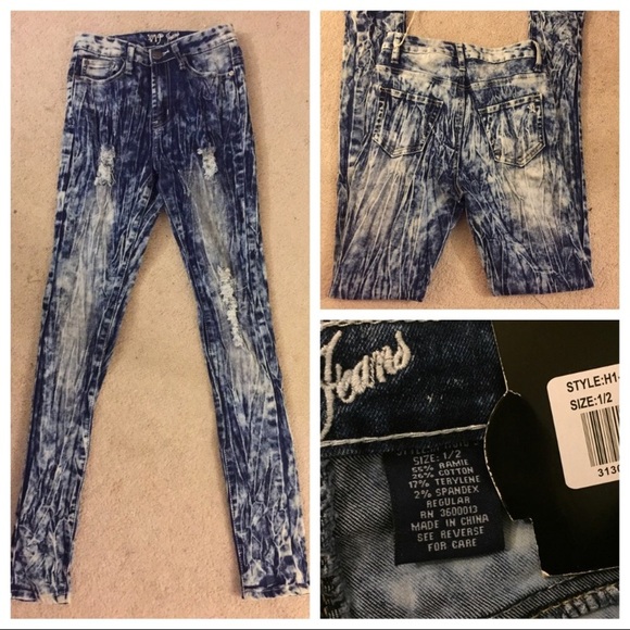 (2 for $20) High waisted distressed skinny jeans - Picture 3 of 3